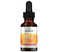 Vitamina B12 Cianocobalamina 1000 MCG - Fragola 59 ml Liquido Swanson Health Products