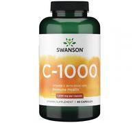 Swanson Vitamin C with Rose Hips (90 Capsule)