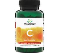 Swanson Vitamina C tamponata, 500 mg, 250 compresse Vitamina C tamponata in compresse, integratore alimentare
