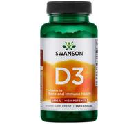 Swanson Vitamin D-3 1000iu 250 caps - vitamina D3