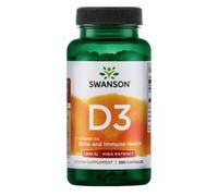 Swanson Vitamina D3 1000 UI, 250 capsule