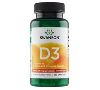 SWANSON Vitamina D3 1000 UI 250 capsule