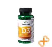 Swanson Vitamina D3 1000IU 250 Pillole Osso E Immune Salute Supporto Integratore