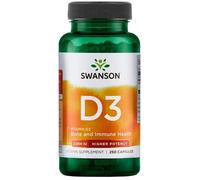 Swanson Vitamina D3 2000iu/1000iu/400iu Pillole Osso Salute Immune Supporto