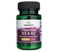 Swanson Vitamina D3 + K2 MK-7, 60 capsule