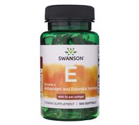 Swanson Vitamina E D-alfa Tocoferolo 400 IU 100 Softgels