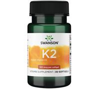 Swanson Vitamina K2 (menachinone MK 7) 100mcg 30 Capsule molli Altamente Dosato