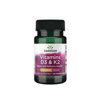 Swanson - Vitamine D3 e K2 (60 capsule)