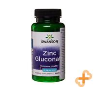 Swanson Zinco Gluconato 30mg 250 Compresse Immune Salute Sistema Supporto