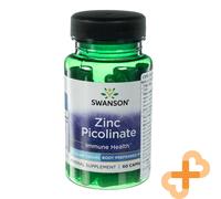 Swanson Zinco Picolinato 22mg 60 Vegani Pillole Immune Salute System Integratore