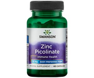 Swanson Zinco Picolinato, Zinco Picolinato, 22 mg, 60 capsule