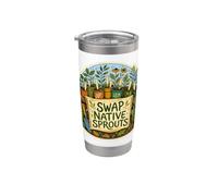 SWAP NATIVE SPROUTS Scambio Piantine Locali Bicchiere termico in acciaio inox doppia parete