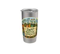 SWAP NATIVE SPROUTS Scambio Piantine Locali Bicchiere termico in acciaio inox doppia parete