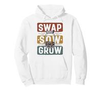 Swap Sow Grow Seed Swap Day Grafica Felpa con Cappuccio