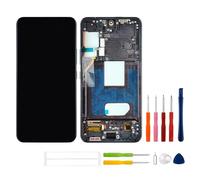 swark [con telaio] Display OLED da 6,1", compatibile con Galaxy S22 5G SM-S901B, SM-S901B/DS (solo versione europea), display LCD touch screen Digitizer con set di strumenti di riparazione aggiornato