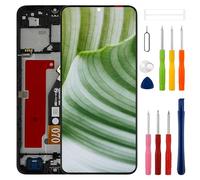 SWARK Display LCD OLED compatibile con ZTE Blade A54 [6,4 pollici] (nero con telaio) Touch Screen Digitizer Assembly Ricambio + Strumenti