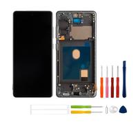 SWARK Display TFT da 6,5 Pollici Compatibile con Samsung Galaxy S20 Fe 4G/5G SM-G780, SM-G781 (Nero con Cornice) (Senza Impronta Digitale) Display LCD Touchscreen sostitutivo + Kit di Strumenti