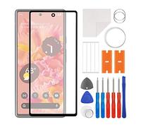 SWARK Sostituzione dell'obiettivo del pannello esterno in vetro dello schermo anteriore +OCA compatibile con Google Pixel 6 (senza schermo LCD e touch digitizer) con kit di riparazione