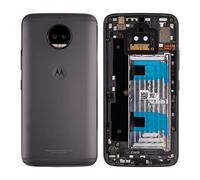 SwarKing Backcover cover cover di ricambio compatibile con Moto G5s Plus XT1803 XT1805 XT1806 XT1804 (grigio con lente) copre la batteria