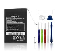 SwarKing Batteria di ricambio S75 compatibile con OUKITEL WP6 Ip68 con toolkit