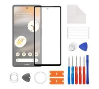 SwarKing Display Glass vetro frontale esterno esterno vetro schermo esterno ricambio compatibile con Google Pixel 6A con kit di riparazione