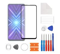 SwarKing Display Glass vetro frontale esterno vetro esterno esterno lente di ricambio compatibile con Honor 9X con kit di riparazione