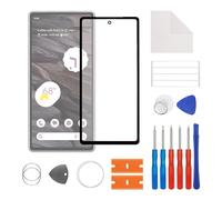SwarKing Display Glass vetro frontale esterno vetro esterno esterno lente di ricambio compatibile con Google Pixel 7a con kit di riparazione