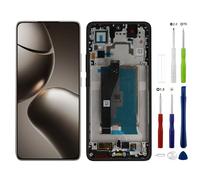 SwarKing Display LCD Amoled compatibile con Xiaomi 14T (nero con cornice) Ricambi con strumenti gratuiti