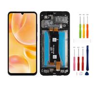 SwarKing Display LCD compatibile con ZTE Blade A55/A35 (nero con cornice) Ricambi con strumenti gratuiti