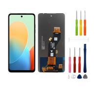 SwarKing Ricambio compatibile con Tecno Spark Go 2024 (nero senza cornice) Display LCD Touch Screen Digitizer Assembly con strumenti di riparazione