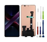 SwarKing Schermo LCD AMOLED di ricambio compatibile con Xiao-mi Poco X7 Pro | Supporto funzione impronte digitali, 6,67 pollici, con ToolKit