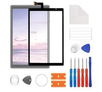 SwarKing Vetro per display, vetro anteriore, ricambio per obiettivo esterno, compatibile con Vortex Tab 10/T10M/T10M Pro Max, con kit di strumenti di riparazione gratuito (senza display LCD)