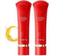 Swarous idratante crema di correttore tono illuminante, Crema per la cura della pelle VC a cinque volte Anti-ruga, crema per trucco Swarous, tono correttore, idratazione duratura (2pcs)