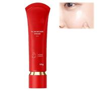 Swarous Moisturizing Brightening Tone-Up Concealer Cream, VC Skincare Cream Anti-Wrinkle, 5-in-1 Multi-cream Face Makeup Foundation, Long-Lasting Hydration Ultra Cover Concealer, 30g (1Pcs)