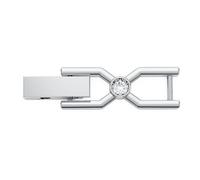 SWAROVSKI 1107200 EXTENDER TENNIS IMBER EMILY, TAGLIO ROUND, PLACCATO RODIO DI S