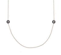 Swarovski 5083554 Body Strandage Necklace - Rose Gold-Tone Plated, Black Crystals