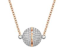 Swarovski 5216040 Foam Necklace - Rose Gold-Tone Plated, Clear Crystal Pavé