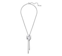 Swarovski 5226173 - Collana da Donna in Platino con Cristalli Trasparenti, Taglio Ovale
