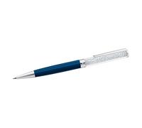 PENNA SFERA CRYSTALLINE LACCATO BLU DONNA SWAROVSKI