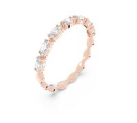 Swarovski 5366571 Anello da Donna Vittore Marquise, Bianco, Placcato Oro Rosa