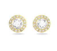 Swarovski 5505470 Orecchini a lobo Angelic Taglio tondo Bianchi Placcato Oro