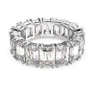 Swarovski 5572686 Anello Vittore Taglio rettangolare Bianco P. Rodio Taglia 58
