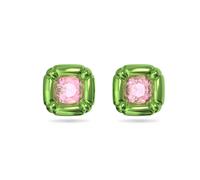 Swarovski 5600778 Orecchini a lobo Dulcis Taglio Cushion Verdi