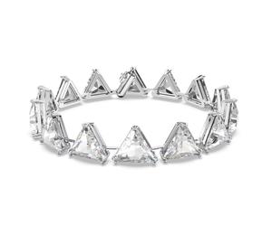 Swarovski 5600864 Braccialetto Ortyx Taglio triangolo Bianco Placcato Rodio