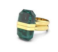Swarovski 5613551 Anello Lucent Chiusura magnetica Verde Placcato Oro