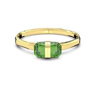 Swarovski 5629221 Bracciale rigido Lucent Chiusura magnetica Verde Finit. Dorato