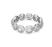 Swarovski 5636268 Anello Constella Taglio tondo Pavé Bianco Placcato Rodio