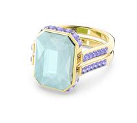 Swarovski 5640248 Anello Orbita Taglio ottagonale Multicolore Placcato Oro