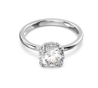 Swarovski 5642635 Anello cocktail Constella Taglio Princess Bianco Plac. Rodio
