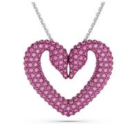 Swarovski 5646571 Pendente Una Cuore Medio Rosa Placcato Rodio